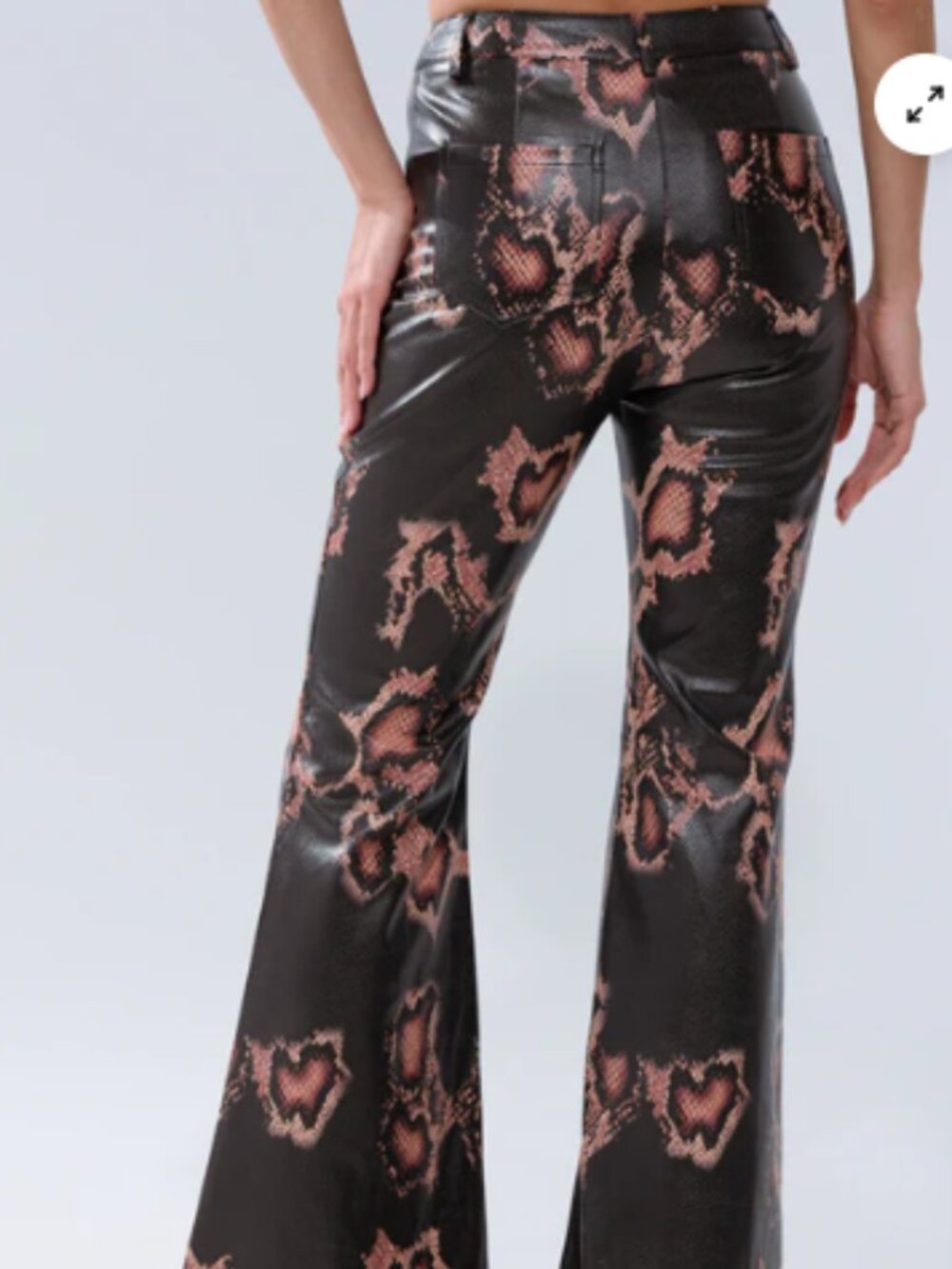 AKIRA COLD BLOODED FAUX LEATHER PANTS Size XL - Picture 3 of 5